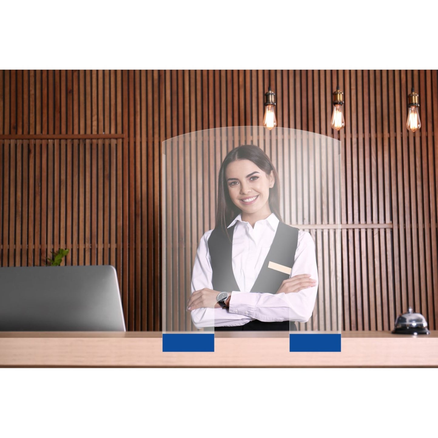 Retail – Protective separating cover made of plexiglass for reception, - Carlat