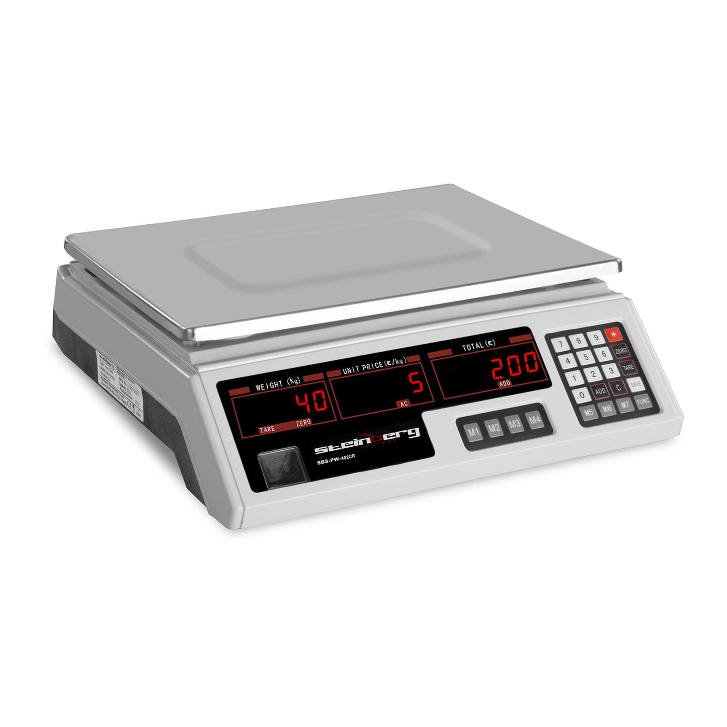 Retail – Shop check scale 330x240mm power supply + battery - Carlat
