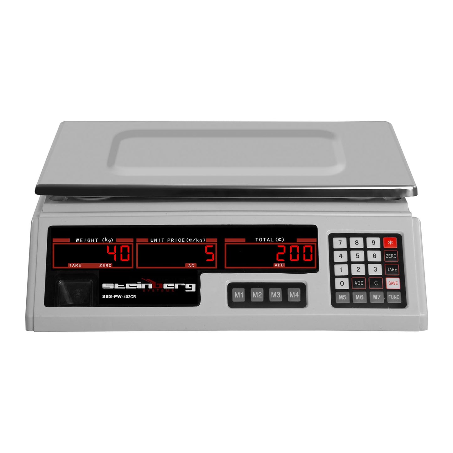 Retail – Shop check scale 330x240mm power supply + battery - Carlat