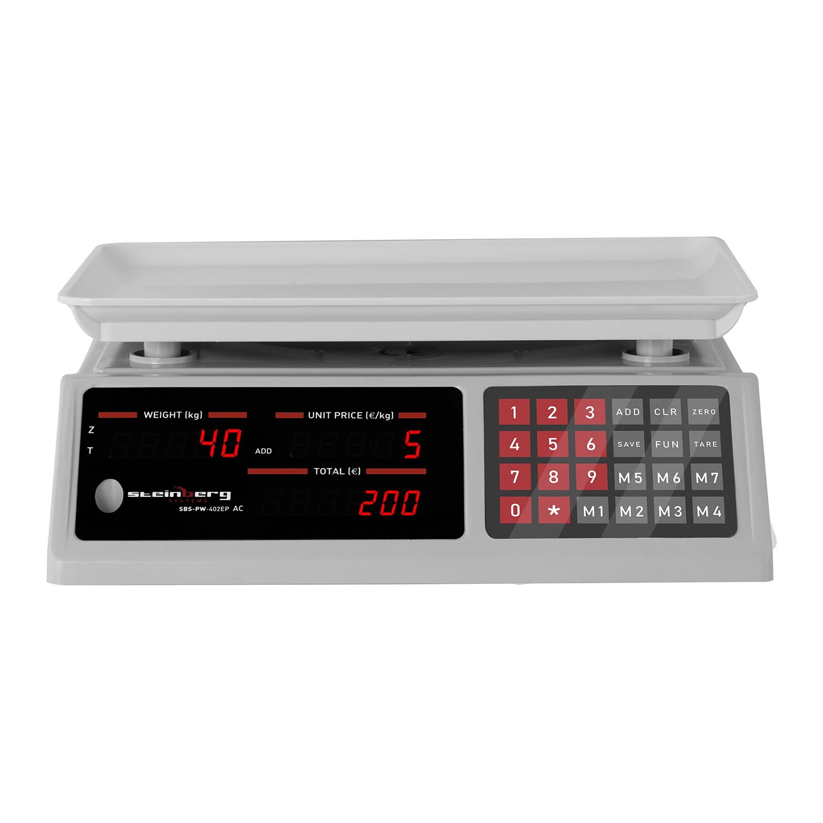 Retail – Shop scale counting pieces 336x238mm power supply + - Carlat