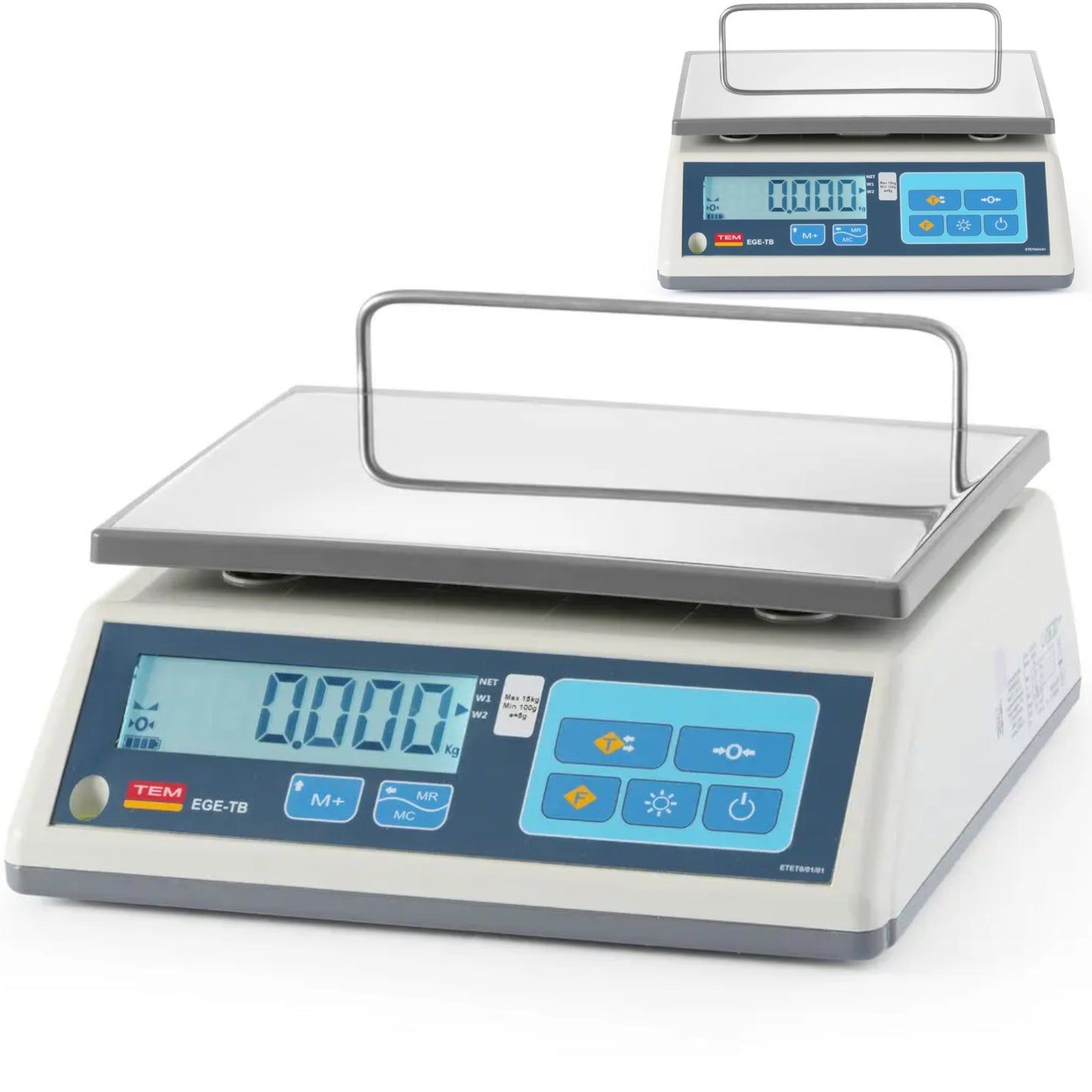 Retail – Shop scale with M EGE verification 15 kg - Carlat