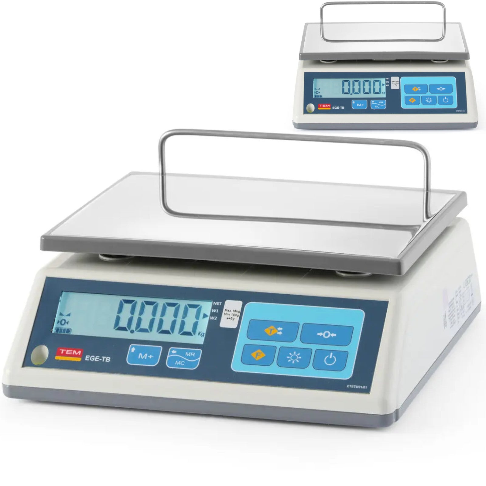 Retail – Shop scale with M EGE verification 15 kg - Carlat