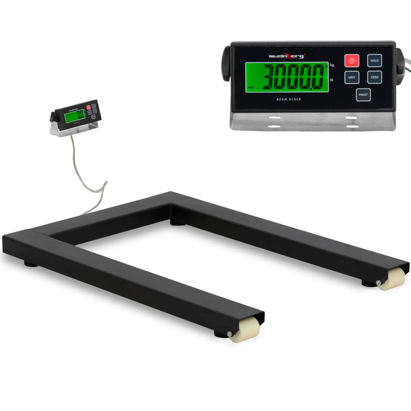 Retail – Skid beam pallet scale LCD 2500 / 0.5 - Carlat