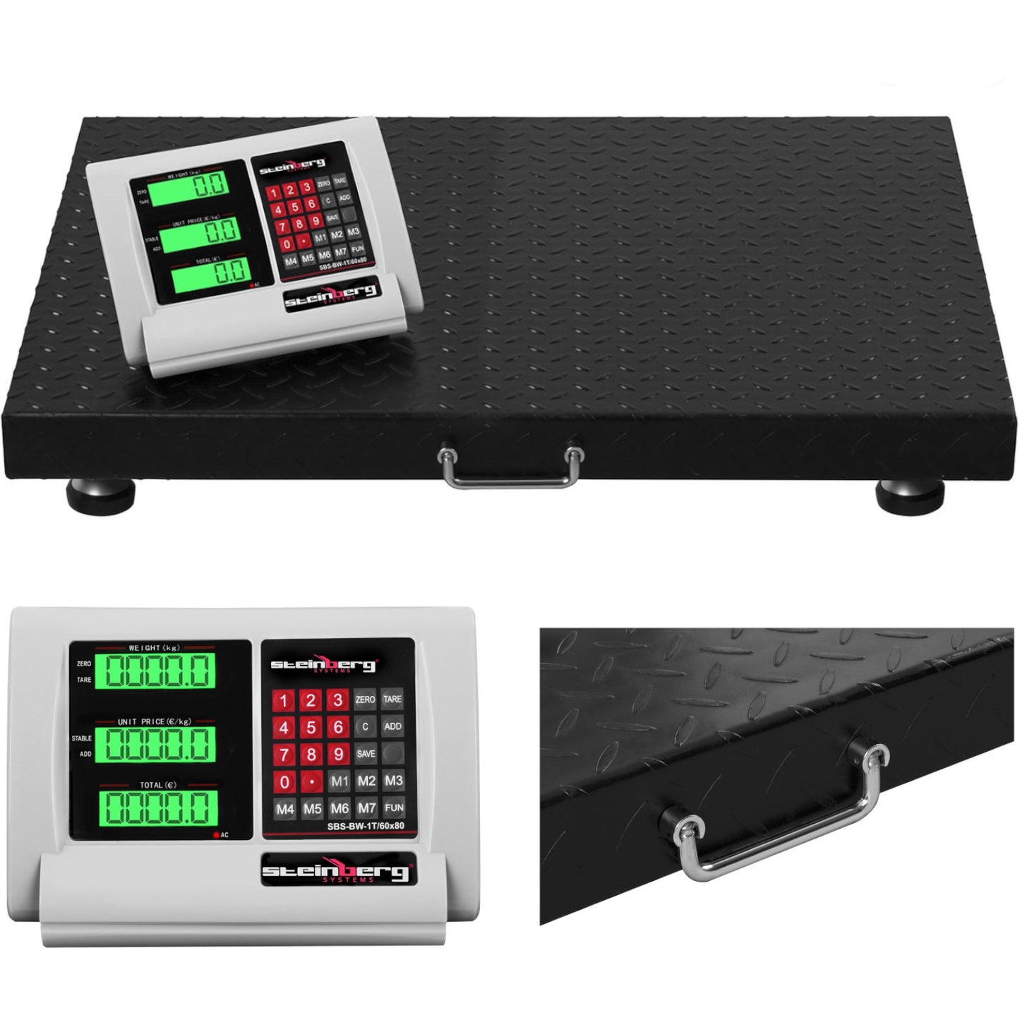 Retail – Waga platforma magazynowa bezprzewodowa WiFi SBS-BW-1T LCD do - Carlat