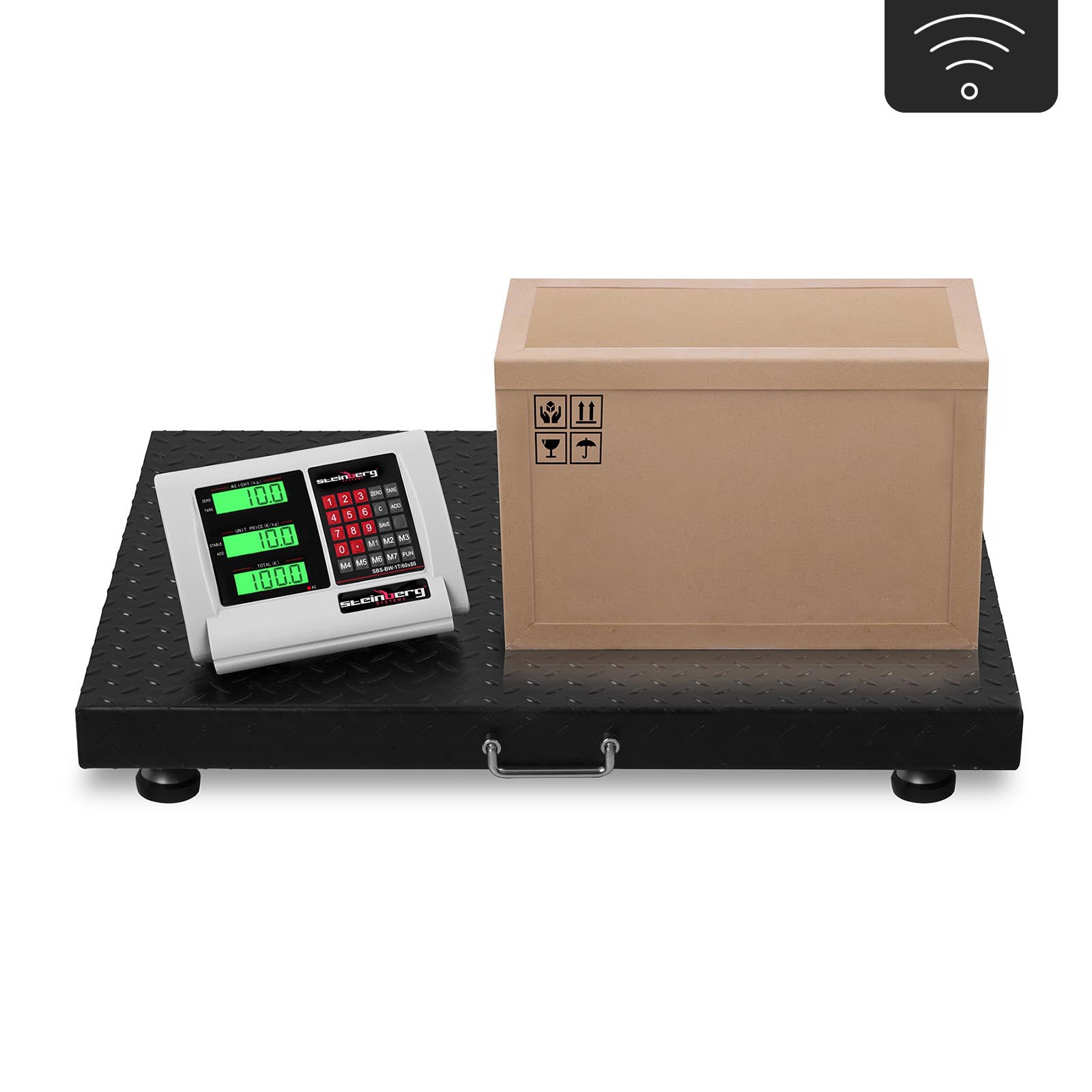 Retail – Waga platforma magazynowa bezprzewodowa WiFi SBS-BW-1T LCD do - Carlat