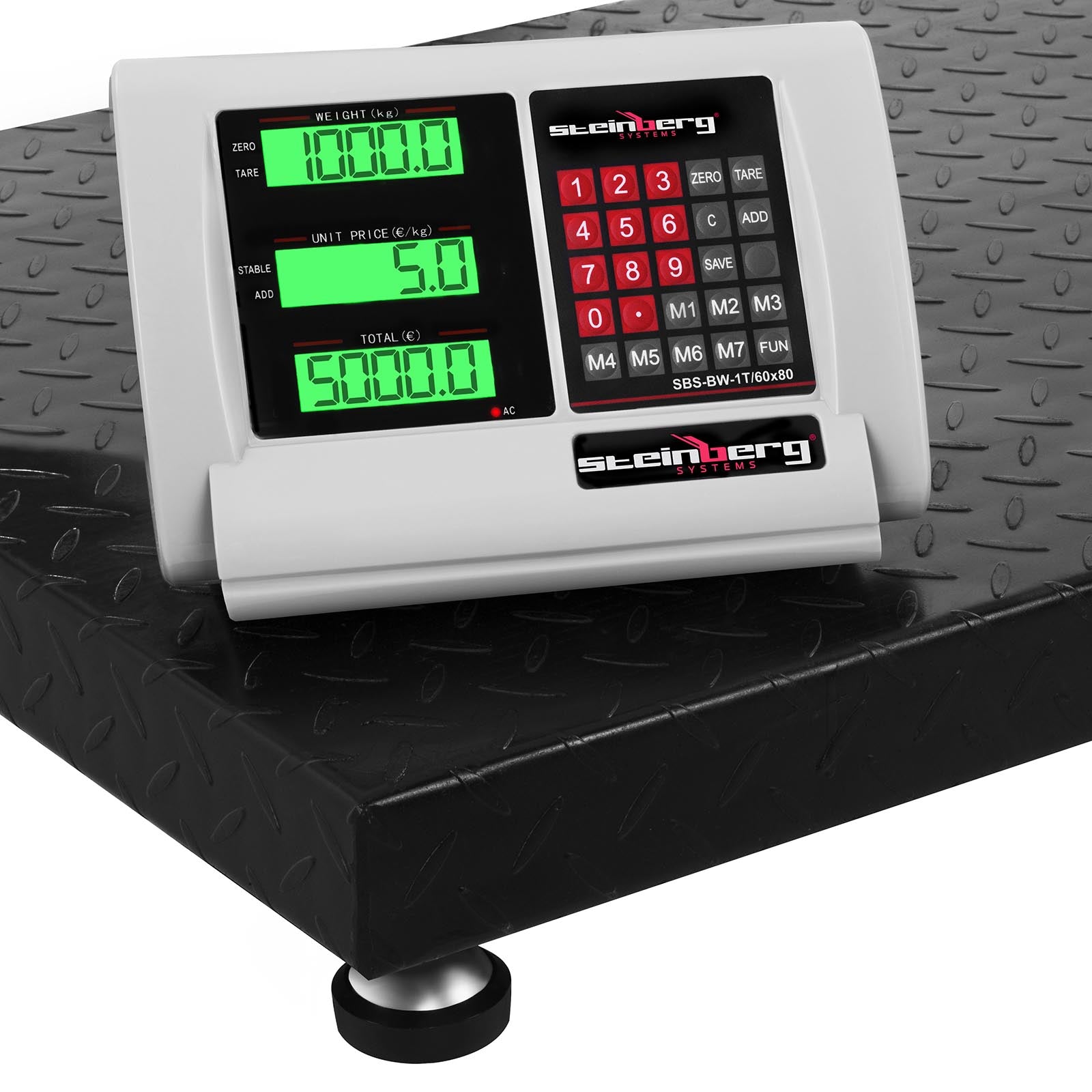 Retail – Waga platforma magazynowa bezprzewodowa WiFi SBS-BW-1T LCD do - Carlat