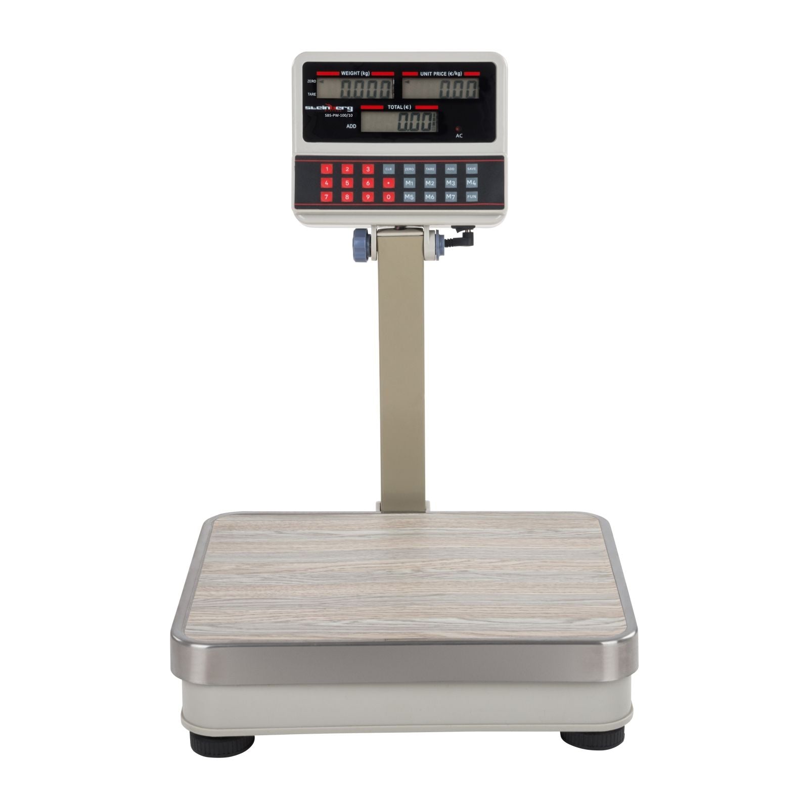 Retail – Waga sklepowa platformowa SBS-PW-100 LCD do 100kg - Carlat