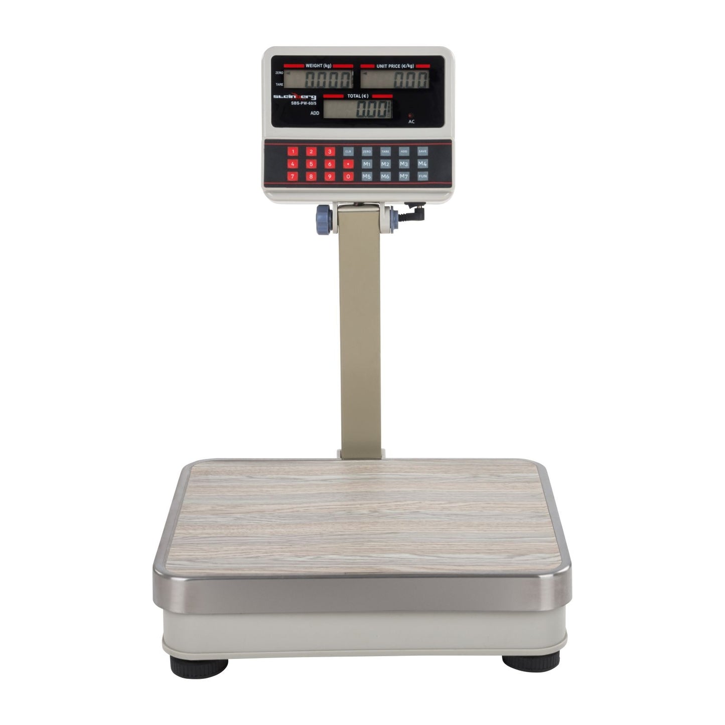 Retail – Waga sklepowa platformowa SBS-PW-60 LCD do 60kg - Carlat