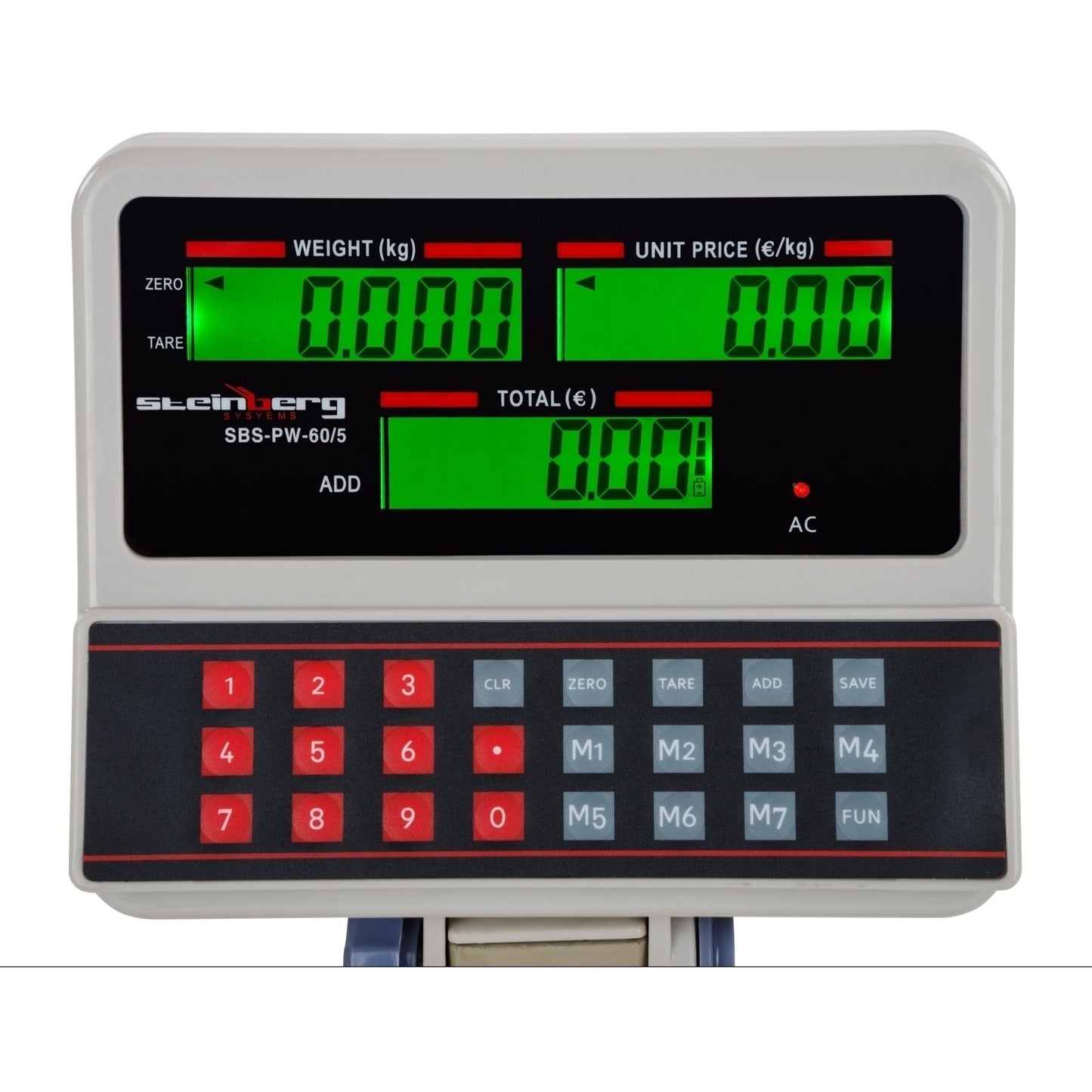 Retail – Waga sklepowa platformowa SBS-PW-60 LCD do 60kg - Carlat