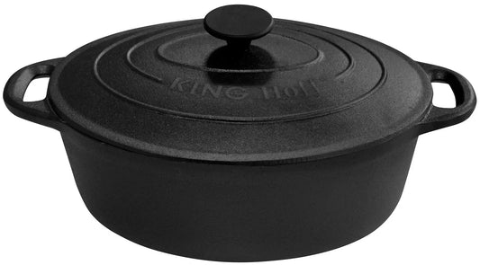 Roasting pans – Kinghoff Cast Iron Roasting Pan, 6.2 L - Carlat