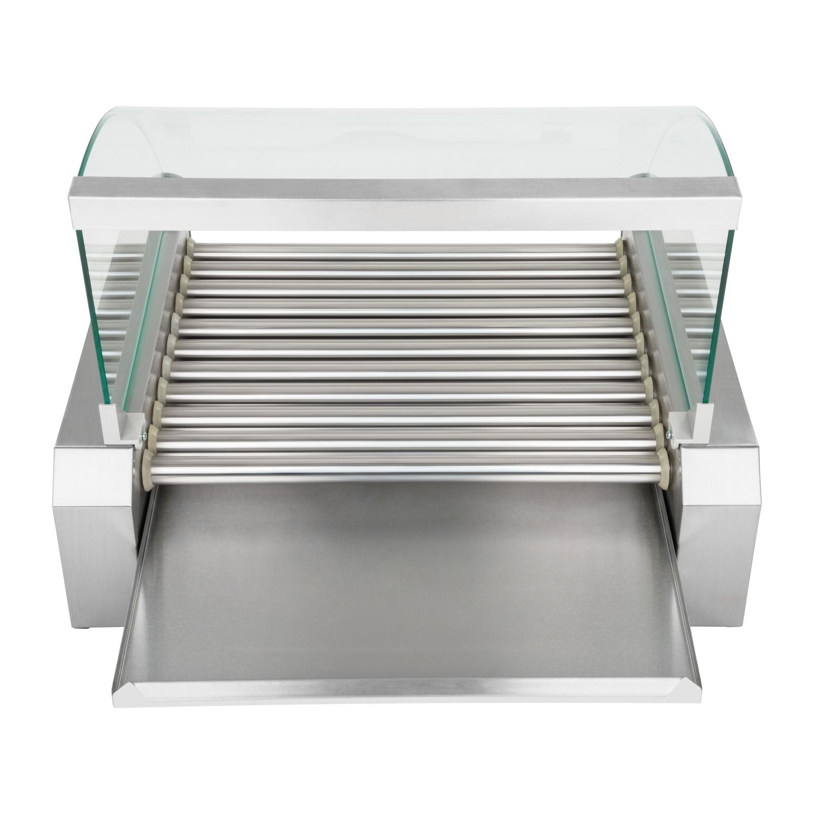 Roller barbecue with roller lid grill heater for pigs 11 rolls - Carlat