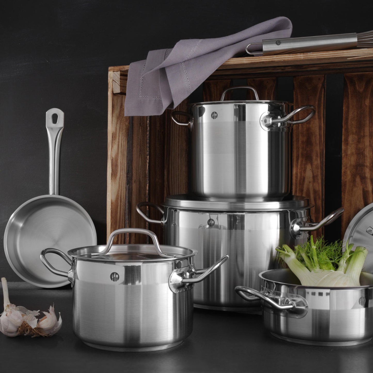 Rondel Profi Line without lid 2 l wed. 180 mm - Hendi 830154 - Carlat