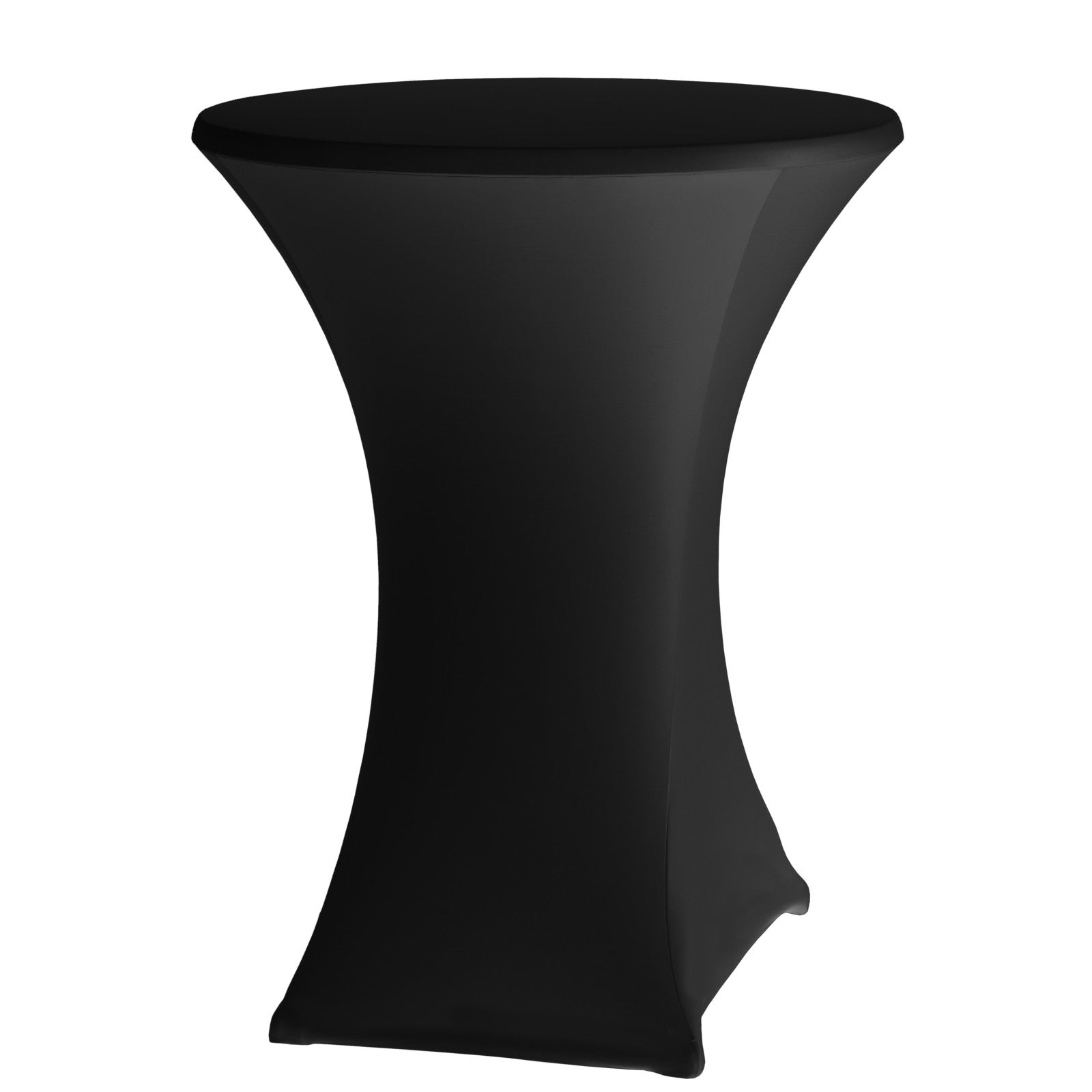 Round round without ironing Wed 80cm fabric Jersey black - Hendi 813164 - Carlat