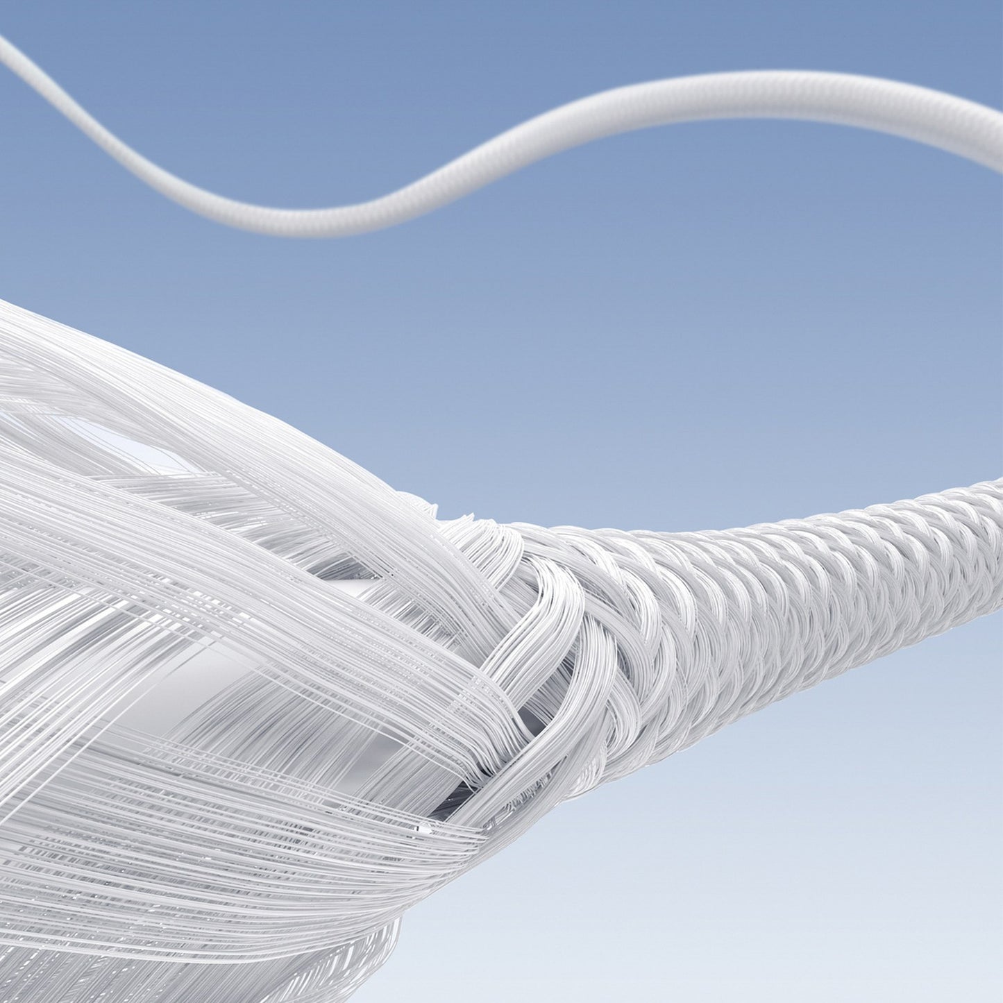 S-A28 braided cable USB-C 60W 1m - white - Carlat
