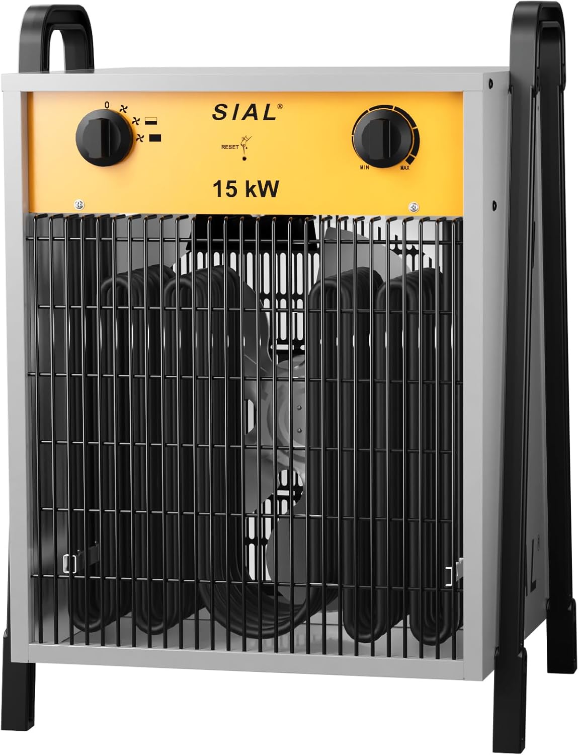 SIAL 9KW Industrial Heater Fan - Electric Heater Fan Heater - Construction Heater Construction Dryer - Industrial Heater with 2 Heat Settings - For Garages, Workshops, Construction Sites - DA9 - Carlat