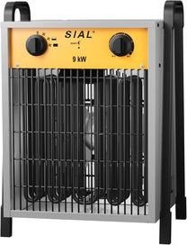 SIAL 9KW Industrial Heater Fan - Electric Heater Fan Heater - Construction Heater Construction Dryer - Industrial Heater with 2 Heat Settings - For Garages, Workshops, Construction Sites - DA9 - Carlat