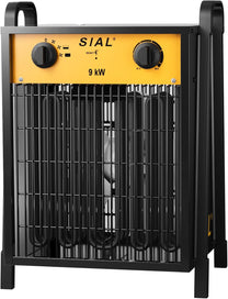 SIAL 9KW Industrial Heater Fan - Electric Heater Fan Heater - Construction Heater Construction Dryer - Industrial Heater with 2 Heat Settings - For Garages, Workshops, Construction Sites - DA9 - Carlat