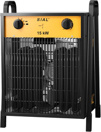 SIAL 9KW Industrial Heater Fan - Electric Heater Fan Heater - Construction Heater Construction Dryer - Industrial Heater with 2 Heat Settings - For Garages, Workshops, Construction Sites - DA9 - Carlat