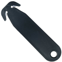 Safe knife, box opener for stretch film tapes, hidden, 2 blades - black - Carlat
