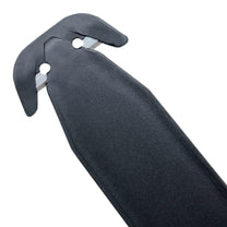 Safe knife, box opener for stretch film tapes, hidden, 2 blades - black - Carlat