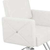 Salon Chairs – Barber hairdressing chair with footrest CARLISLE - Carlat