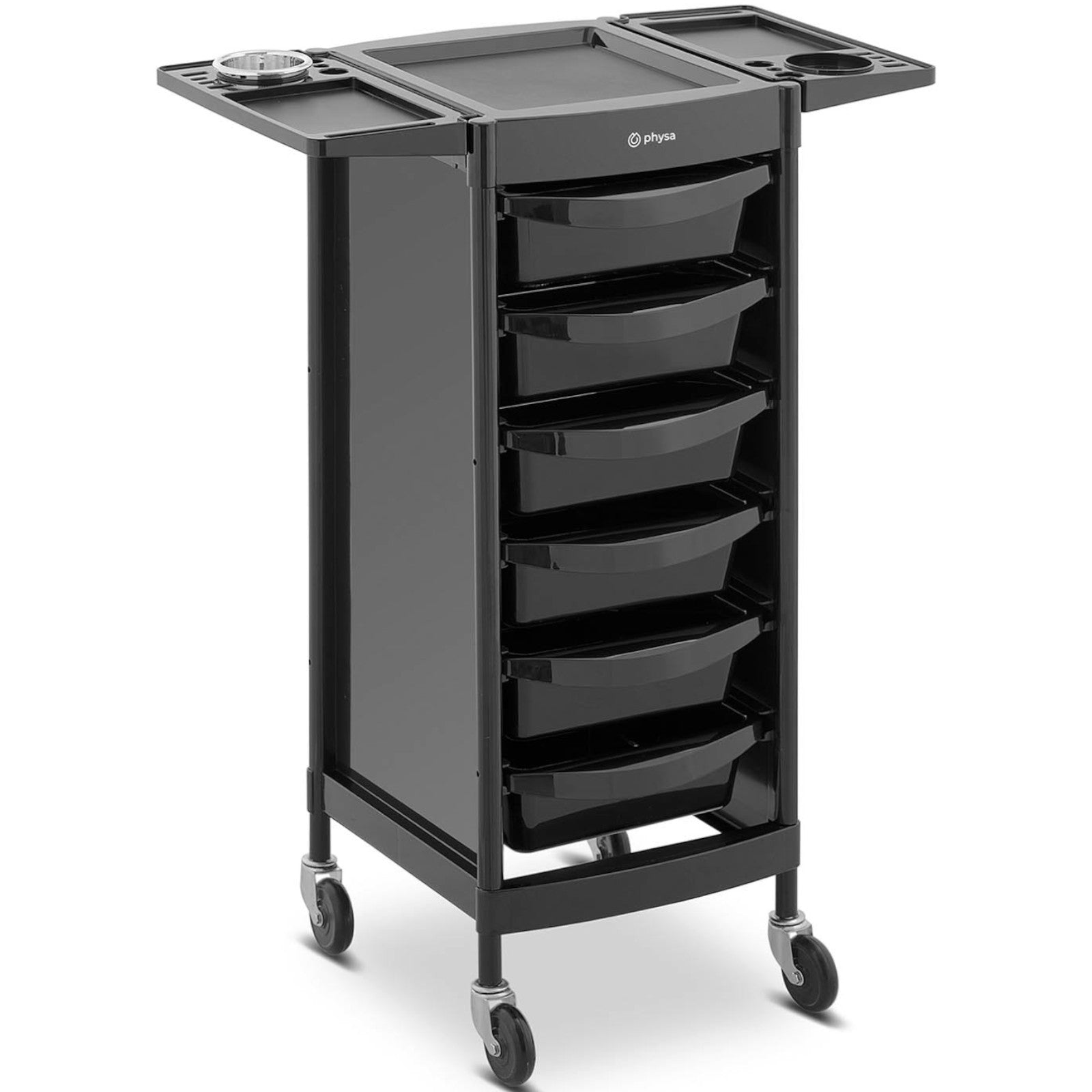 Salon Chairs – Hairdressing assistant trolley with hairdryer holder, 6 - Carlat