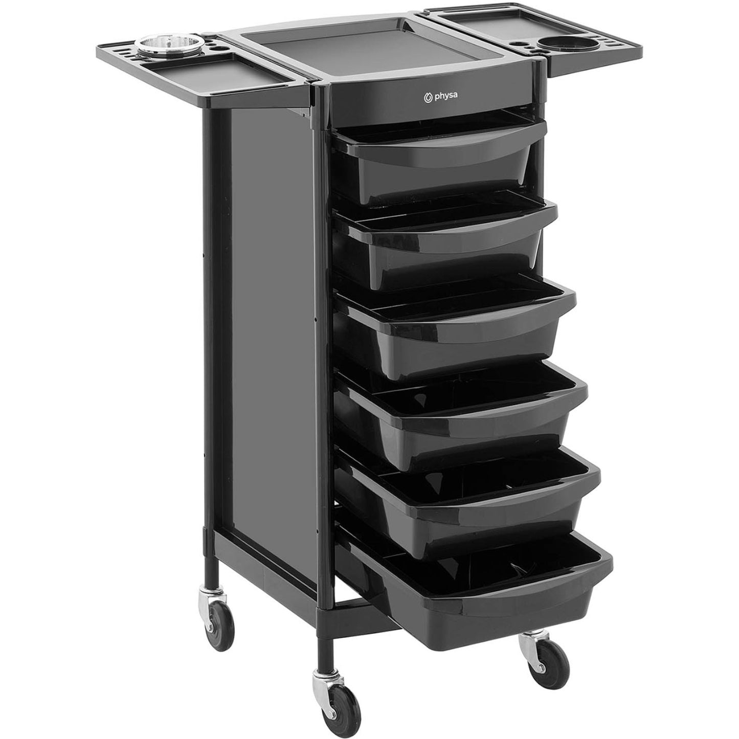 Salon Chairs – Hairdressing assistant trolley with hairdryer holder, 6 - Carlat