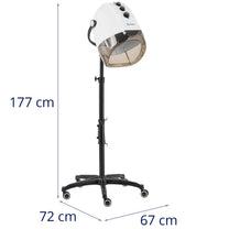 Salon Chairs – Helmet hair dryer with ionization, standing, 70 - Carlat