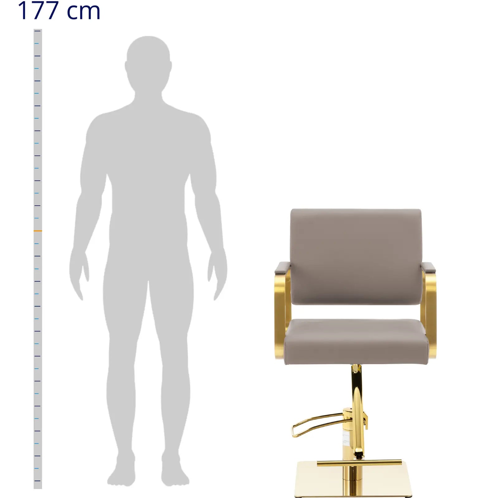 Salon Chairs – Physa OTLEY cosmetic barber chair with footrest - Carlat