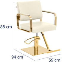 Salon Chairs – Physa OTLEY cosmetic barber chair with footrest - Carlat