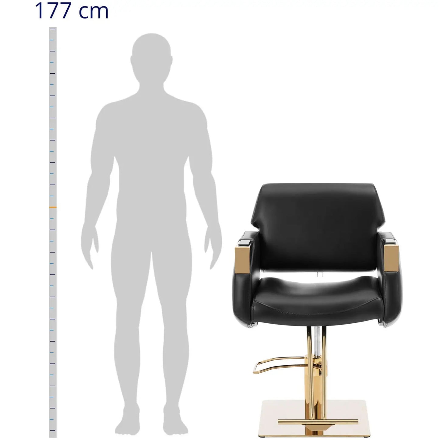 Salon Chairs – Physa PENRYN cosmetic barber chair with footrest - Carlat