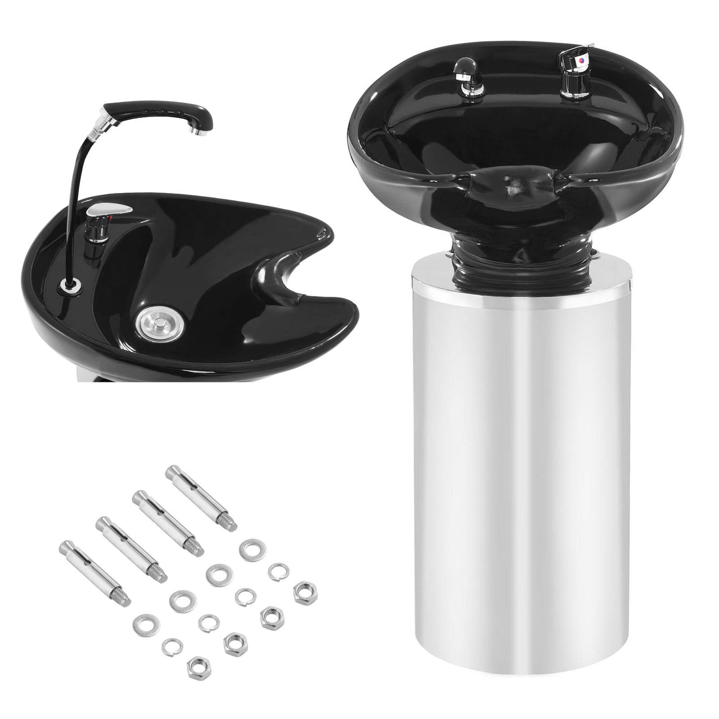 Salon Chairs – Physa TRAPANI free-standing hairdressing washer wash basin - Carlat