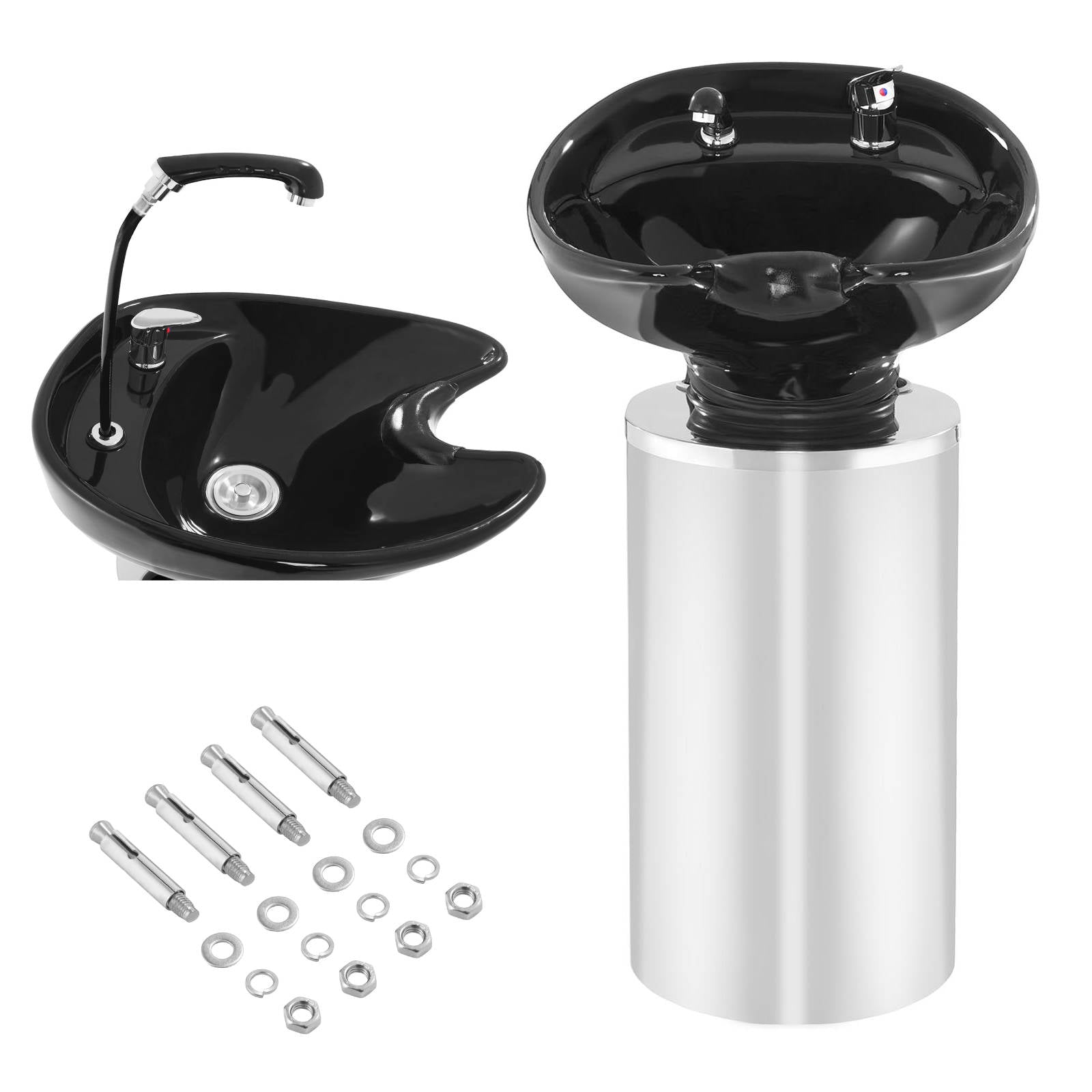 Salon Chairs – Physa TRAPANI free-standing hairdressing washer wash basin - Carlat