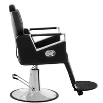 Salon Chairs – Professional TURIN Physa black barber hairdressing chair - Carlat