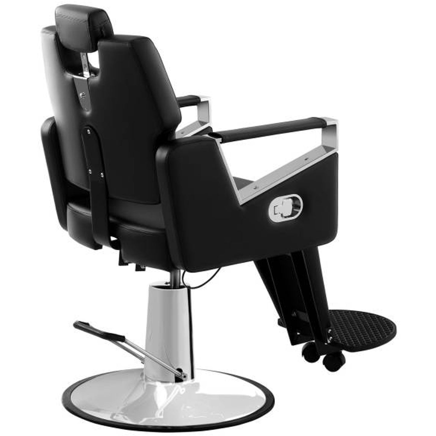 Salon Chairs – Professional TURIN Physa black barber hairdressing chair - Carlat