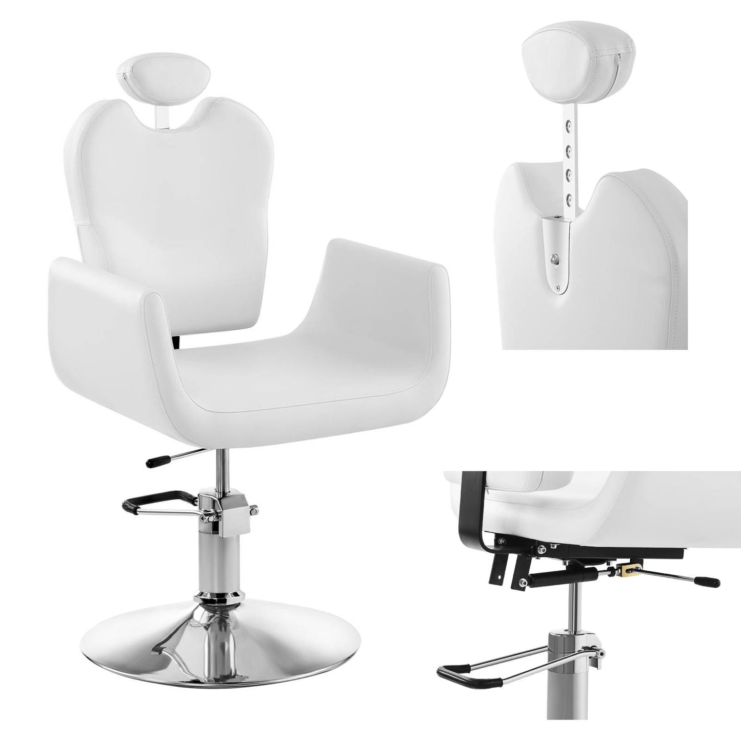 Salon Chairs – Professional swivel cosmetic hairdressing chair LIVORNO Physa - Carlat