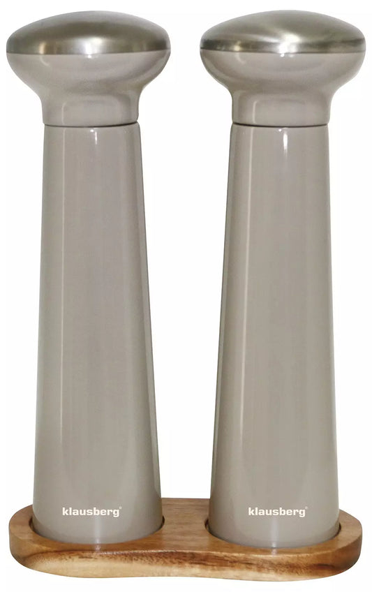 Salt shakers, pepper shakers – Klausberg Salt and Pepper Grinder, Gray - Carlat