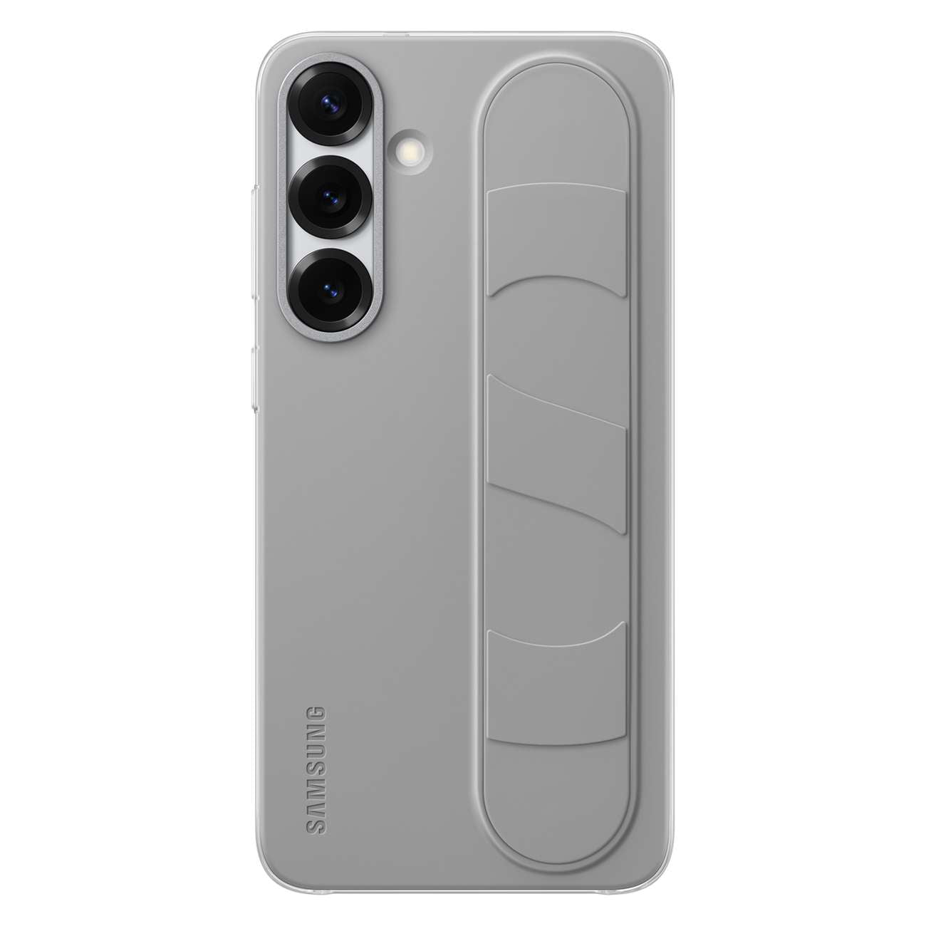 Samsung Standing Grip Case with stand holder for Samsung Galaxy S25 - gray - Carlat