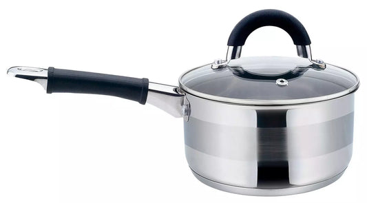 Saucepan with lid, steel, 16 cm diameter, 1.5 L, Kinghoff - Carlat