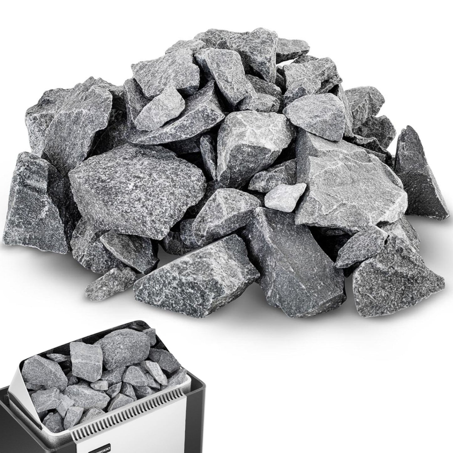 Saunas – Heating stones for the sauna heater 20 kg - Carlat