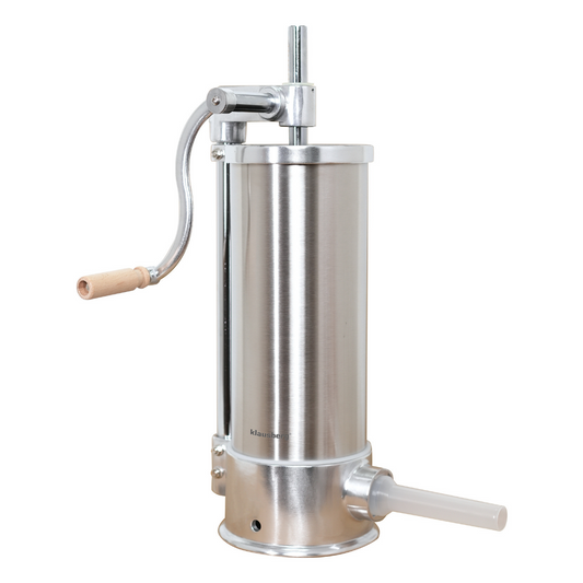Sausage stuffer, 5 kg capacity, vertical, stainless steel, Klausberg, KB-7927 - Carlat