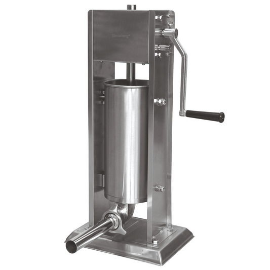 Sausage stuffer, 5 kg capacity, vertical, stainless steel, Klausberg, KB-7930 - Carlat