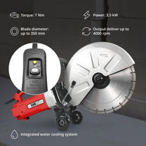 Saws – Electric saw cutting machine for concrete asphalt stone - Carlat
