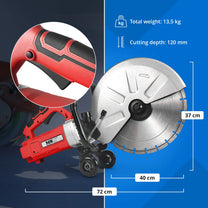 Saws – Electric saw cutting machine for concrete asphalt stone - Carlat