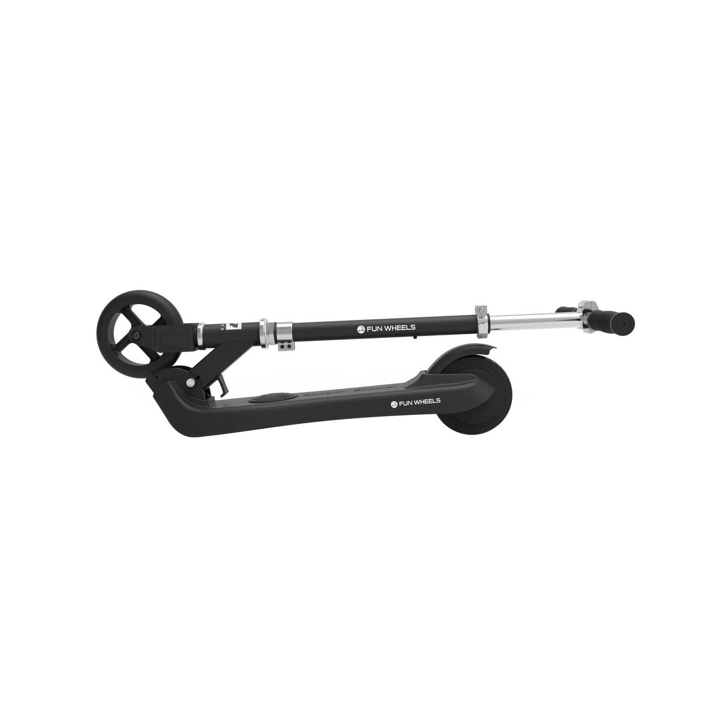 Rebel Scooters – FUN WHEELS BLACK Electric Scooter for Kids – image 3