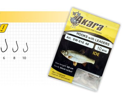 AKARA SW-016-1 with leash, size 4, pack of 10 pieces.
