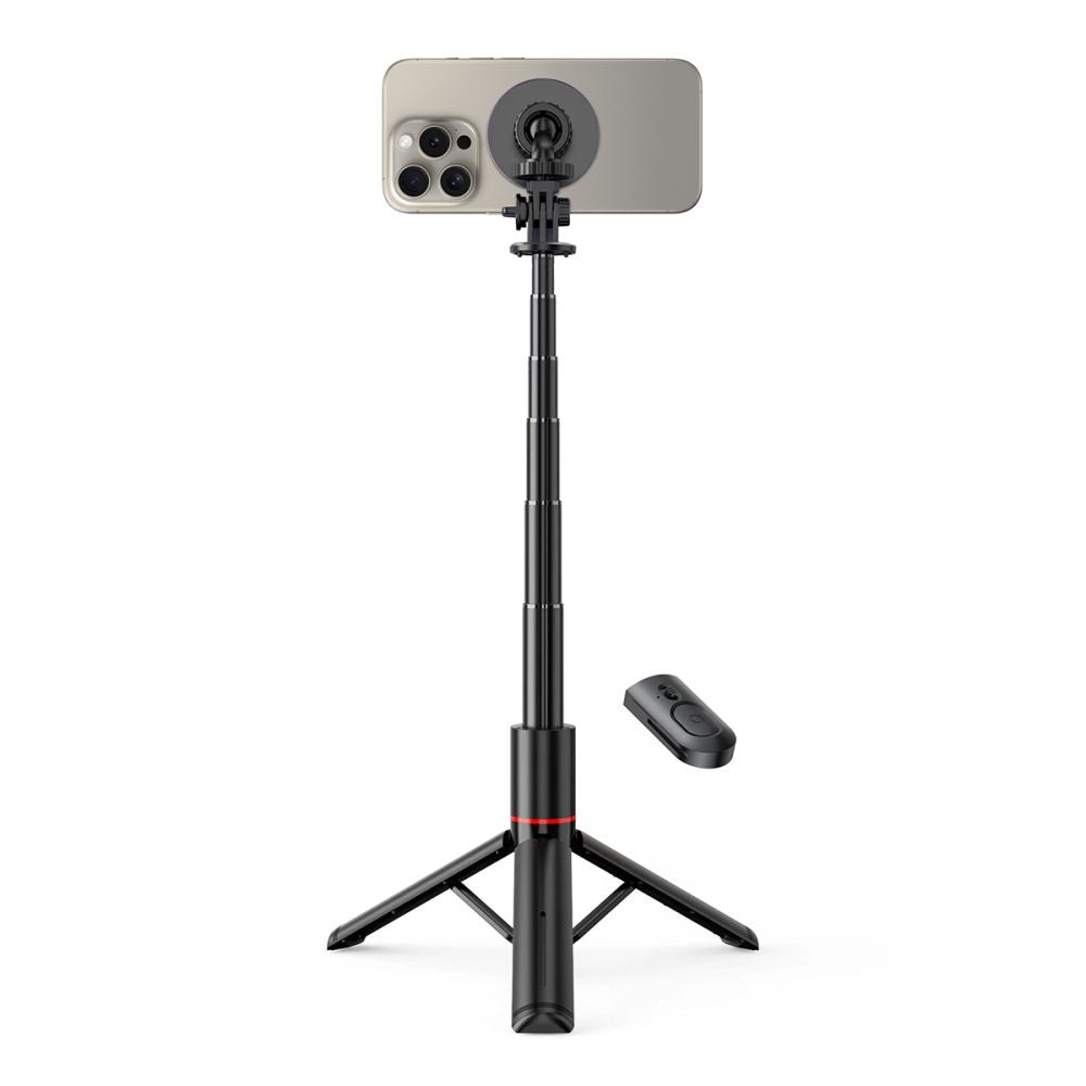 Selfie stick stick tripod for smartphone magnetic with remote control L06S Bluetooth MagSafe 82cm - Carlat