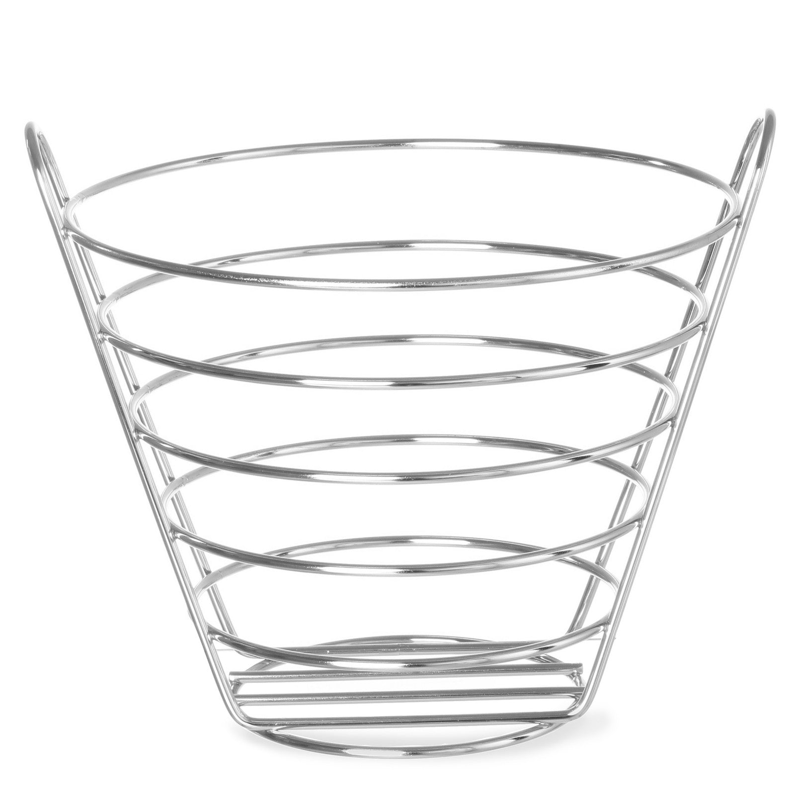Serveware – Decorative fruit basket made of chrome-plated steel. 215mm - Carlat