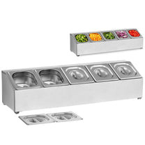 Serveware – Display stand for catering containers 5 x GN1/6 - Carlat