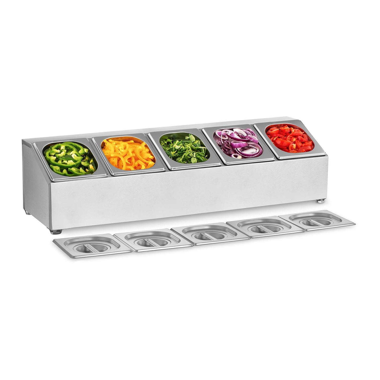 Serveware – Display stand for catering containers 5 x GN1/6 - Carlat